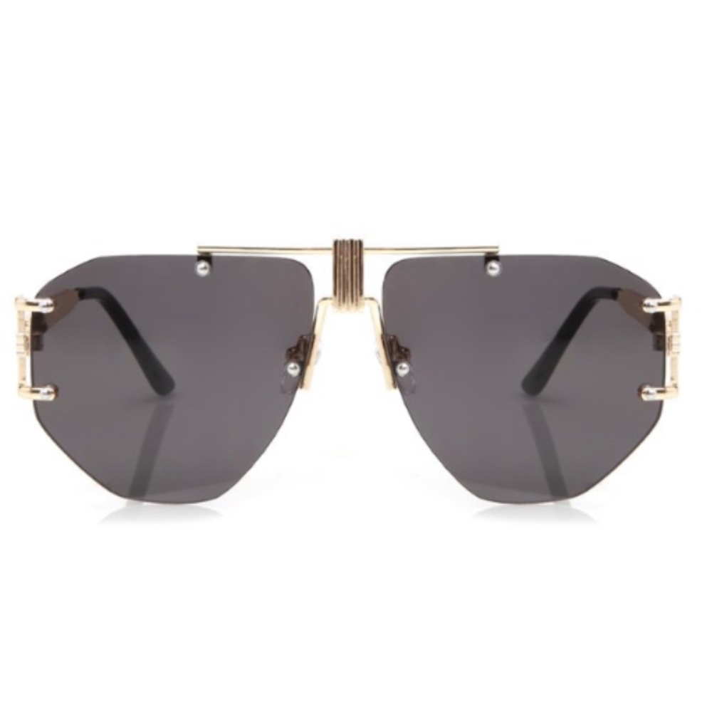 👽 NEW Sunglasses Brand gold and black - Picture 3 of 6